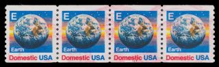 United States 1988 Scott 2279 E Earth Domestic Strip Of 4 photo