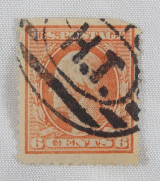 Us Postage United States 468 1916 - 17 6 Six Cents Washington Orange Error photo