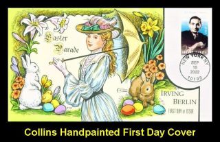 Collins Hand Painted 3669 Irving Berlin Easter Parade photo