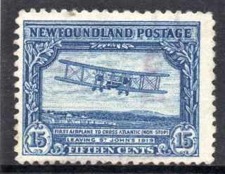 Newfoundland 1931 15c Blue Watermarked, .  Sg 206.  Cat.  £80. photo