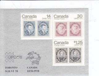Canada Scott 756a Capex ' 78 Souvenir Sheet Fv $1.  69 Bv $4.  25 photo