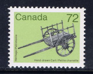 Canada 1083 (3) 1987 72 Cent Hand - Drawn Cart Cv$2.  25 photo
