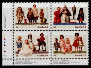 Canada 1277a Bottom Left Block Dolls,  Horse photo