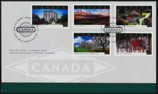 Canada 1903 Fdc - Tourist Attractions,  Trees,  Architecture photo