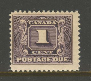 Canada J1,  1906 1c Postage Due - First Postage Due Series,  Nh photo