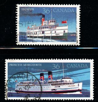 N308 Canada 1987 Sg1245 - 6 Canadian Steamships photo