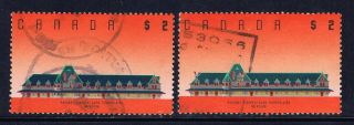 Canada 1182iii (13) 1992 $2.  00 Mcadam Railway Station,  N.  B.  2 Cv$3.  00 photo