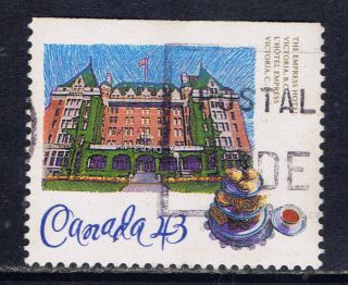 Canada 1467 (1) 1993 43 Cent Historic Cpr Empress Hotel Victoria,  B.  C. photo