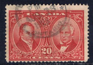 Canada 148 (1) 1927 20 Cent Baldwin & Lafontaine Scv$15.  00 photo