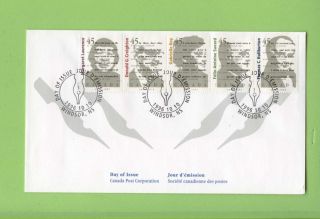 Canada 1996 Canadian Authors.  First Day Cover photo