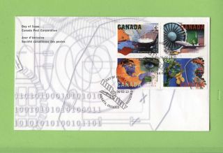 Canada 1996 High Technology Industries.  First Day Cover photo