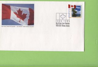 Canada 1995 30th Anniv Of National Flag.  First Day Cover photo