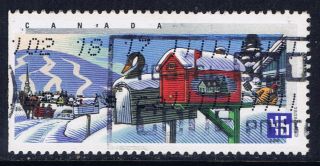Canada 1852 (1) 2000 46 Cent Rural Mailboxes - Goose Head & House Design photo
