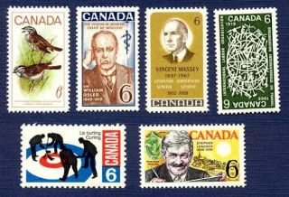 1969 490/504 - Group Of 6 Issued For 1969 - photo
