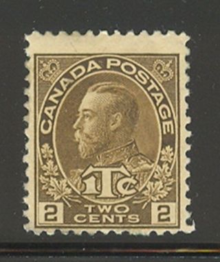 Canada Mr4,  1916 2c+1c King George V - War Tax Issue,  Hr photo