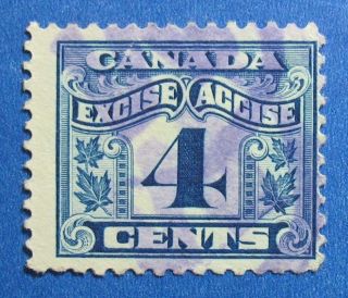 1915 4c Canada Excise Tax Revenue Vd Fx39 B 39 Cs15251 photo