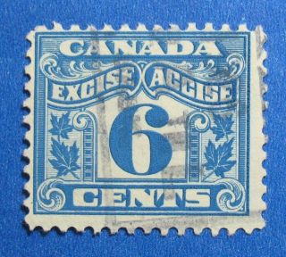 1915 6c Canada Excise Tax Revenue Vd Fx40 B 40 Cs15256 photo