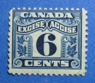 1915 6c Canada Excise Tax Revenue Vd Fx40 B 40 Cs15257 photo
