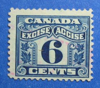 1915 6c Canada Excise Tax Revenue Vd Fx40 B 40 Cs15258 photo