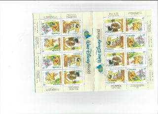 1996 Canada Bk194,  Winnie The Pooh - Complete Booklet, photo