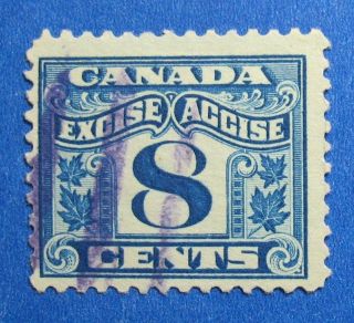 1915 8c Canada Excise Tax Revenue Vd Fx41 B 41 Cs15268 photo