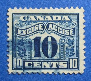 1915 10c Canada Excise Tax Revenue Vd Fx42 B 42 Cs15271 photo