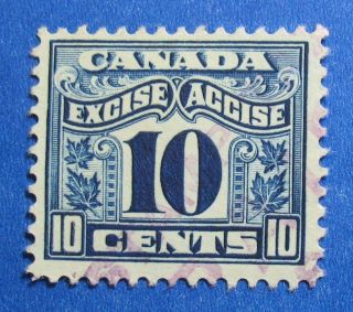 1915 10c Canada Excise Tax Revenue Vd Fx42 B 42 Cs15272 photo