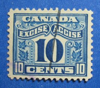 1915 10c Canada Excise Tax Revenue Vd Fx42 B 42 Cs15274 photo