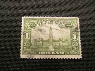 1929 Canada $1 Stamp,  189,  Cat.  $80.  00 photo