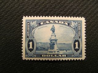 1935 F/vf $1 Canada Stamp,  227,  Cat.  $120.  00 photo