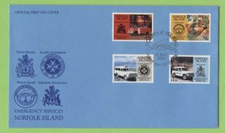 Norfolk Is.  1993 Emergency Services First Day Cover photo