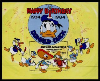 Antigua 817 Disney,  Donald Duck Birthday photo