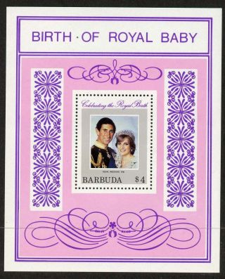 Barbuda 535 Princess Diana,  Birth Of Prince William photo
