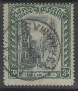 Bahamas Sg80 1917 3/= Black & Green photo