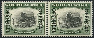 South Africa Sg O50a 1954 5/ - Black And Deep Yellow Green photo