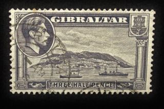 Gibraltar Kgvi 1943 - 51 Sg123b 1 1/2d Stamp,  A499 photo