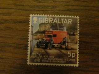 Gibraltar 1874 - 1999 125th Anniversary De L ' Union Postale Universelle Stamp photo