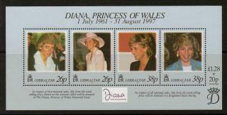 Gibraltar Sgms828 1998 Princes Diana photo