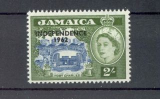 Jamaica Qeii 1962 - 63 2s Deep Blue & Deep Bronze - Green Lmm Sg189a photo