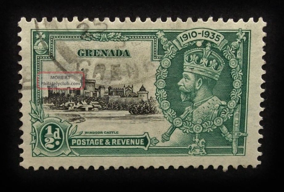 Grenada Kgv 1935 Sg145,  1/2d Silver Jubile Stamp,  A520 British Colonies & Territories photo