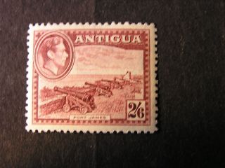 Antigua,  Scott 92,  2sh.  6p.  Value 1942 Definitive Kgv1 Issue Mvlh photo
