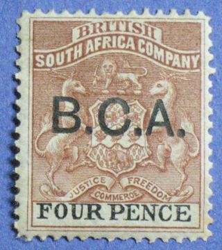 1891 British Central Africa 4d Scott 3 S.  G.  3 Cs01134 photo