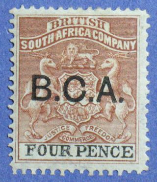 1891 British Central Africa 4d Scott 3 S.  G.  3 Cs01135 photo