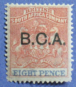 1891 British Central Africa 8d Scott 6 S.  G.  6 Cs01139 photo