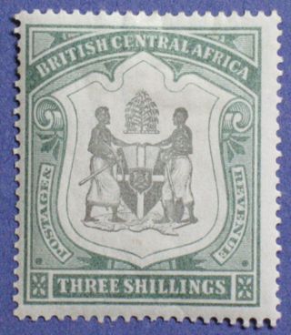 1897 British Central Africa 3s Scott 52 S.  G.  49 Cs01170 photo