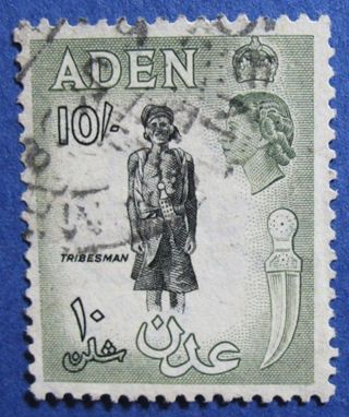 1954 Aden 10s Scott 60 S.  G.  70   Cs04216 photo