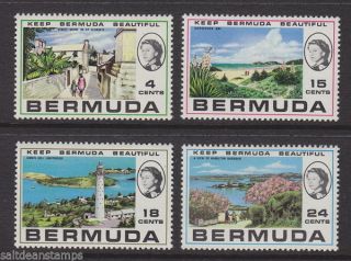 Bermuda - 1971 ' Keep Bermuda ' (4v) Umm / photo