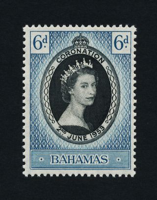 Bahamas 157 Coronation,  Queen Elizabeth Ii photo