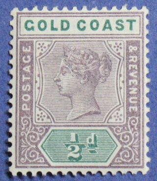 1898 Gold Coast 1/2d Scott 26 S.  G.  26 Cs01299 photo