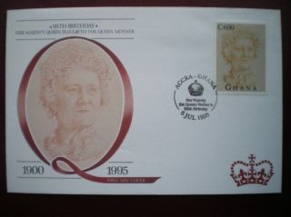Cover 95th B/day Queen Mother - Accra Ghana (2) photo